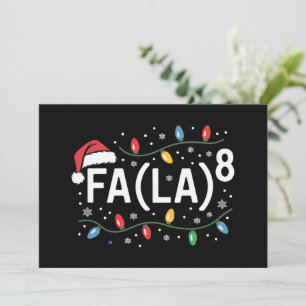 FA (LA)8 Lustiges Weihnachten Santa Fa La Matheleh