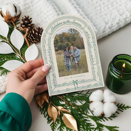 Fa La Bow Sheet Music Arch Foto Weihnachtskarte Einladung