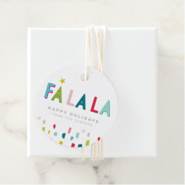 FA LA CHRISTMAS GIFT Spaß kühl leuchtend bunt. Geschenkanhänger