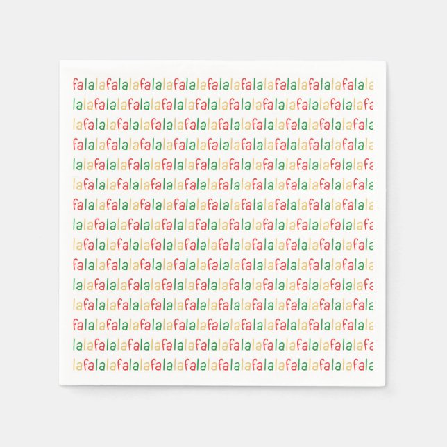 Fa La Christmas Napkins Serviette (Vorderseite)