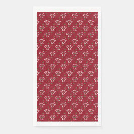 Fa La Festive Holly Christmas Napkins Serviette