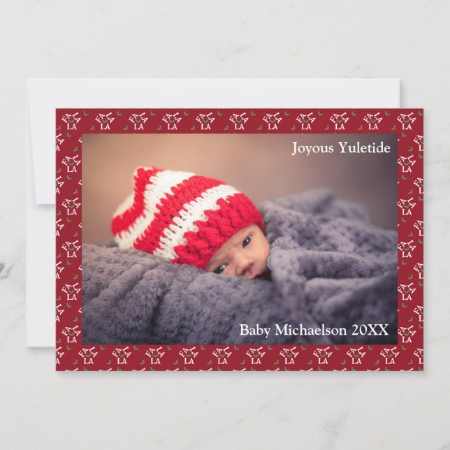 Fa La Festive Holly Weihnachten (Vorderseite)