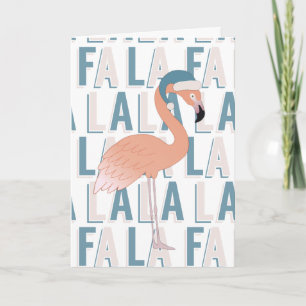Fa La Flamingo Weihnachten © GraphicLoveShop Karte