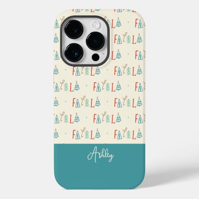 Fa La Funny Christmas Tree Holiday Baby Blanket Case-Mate iPhone 14 Pro Hülle (Rückseite)
