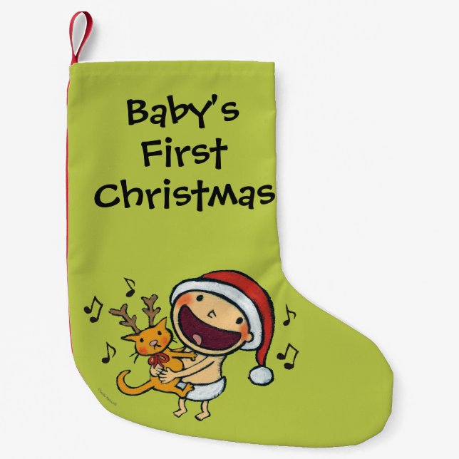 Fa-La-La-Baby Leslie-Patricellis Kleiner Weihnachtsstrumpf (Vorderseite)