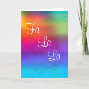 Fa La La Feiertagskarte