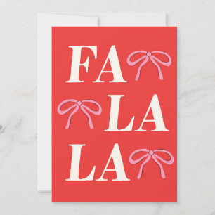 Fa La La Feiertagskarte