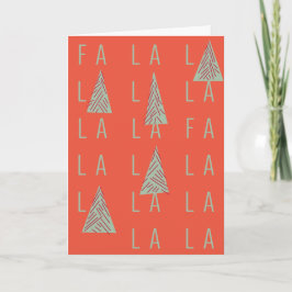 FA LA LA FOREST CHRISTMAS KARTE