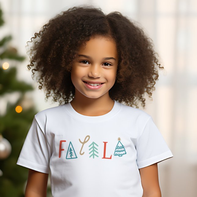 Fa La La Funny Christmas Tree Holiday T-Shirt (Fa La La Funny Christmas Tree Holiday T-Shirt)