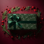 Fa La La Green & Pink Typografic Christmas Carol Geschenkpapier<br><div class="desc">Feiern Sie die magische und festliche Urlaubssaison mit unserem individuellen Urlaubspapier. Unser modernes,  grün und rosa minimalistisches Urlaubsdesign zeichnet sich durch ein gewagtes typografisches Design "Fa La" mit einem Drehbuch und Serif-Schriftart aus,  um dieses moderne Weihnachtsmusterpapier zu kreieren. Design von Moodthology Papery.</div>
