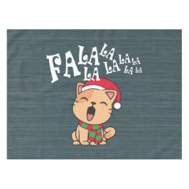Fa La La La La La La Christmas Cat singen | Tablec Tischdecke