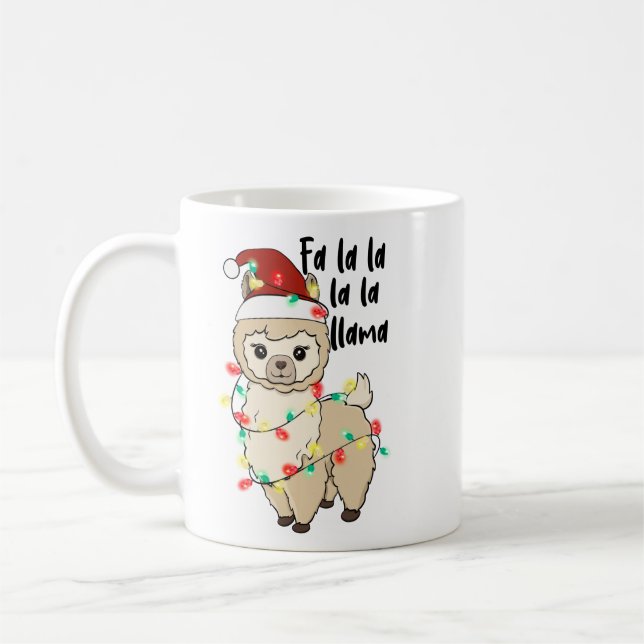 Fa La La La La La La La Llama Kaffeetasse (Links)