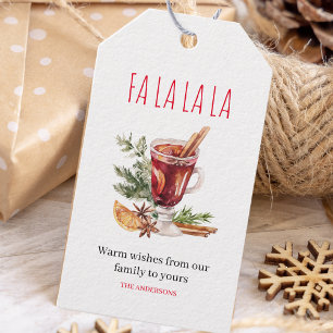 Fa la la la la   Weihnachtsgeschenke Tags Geschenkanhänger