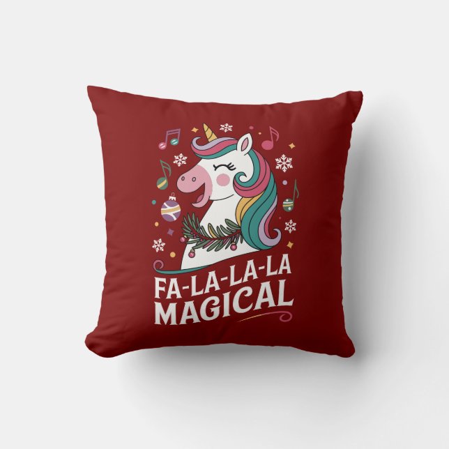Fa-La-La-La-Magical Christmas Kissen (Vorderseite)