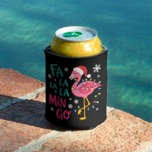 Fa La La La Mingo Weihnachtsflamingo Rosa Liebhabe Dosenkühler