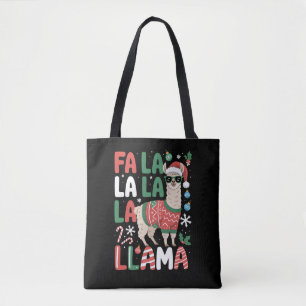 Fa La La Lama Lustiges Lama Weihnachten Tierliebha Tasche