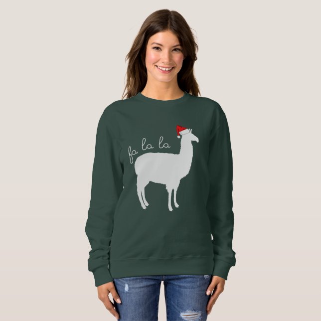 Fa-La-La-Lama Sweatshirt (Vorne ganz)
