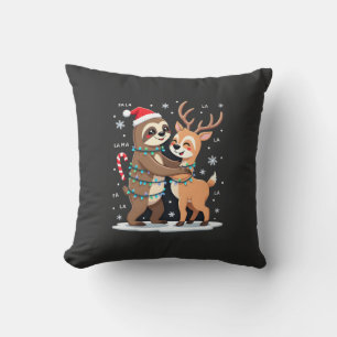 Fa La La Lama Weihnachtsbeleuchtung Faultier Reitl Kissen