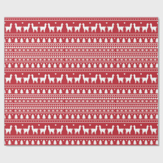 Fa-La-La Lama Weihnachtspapier Geschenkpapier