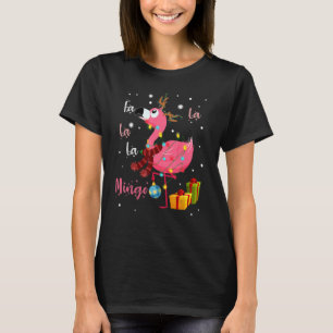 Fa La La Mingo Flamingo Für Weihnachten Weihnachte T-Shirt