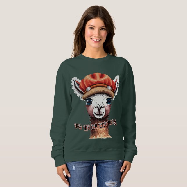FA LA LLAMA LA LA LLAMA LA! SWEATSHIRT (Vorne ganz)