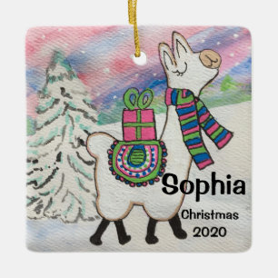 Fa La Llama Niedliche Keramik Keramikornament