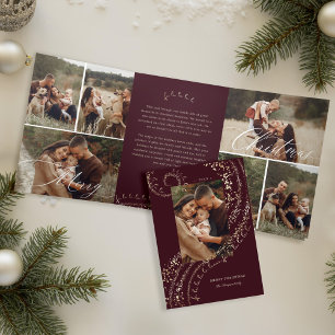 Fa La Magical Christmas Carol Foto Gallery Dreifach Gefaltete Urlaubskarte