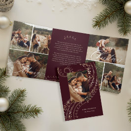 Fa La Magical Christmas Carol Foto Gallery Dreifach Gefaltete Urlaubskarte