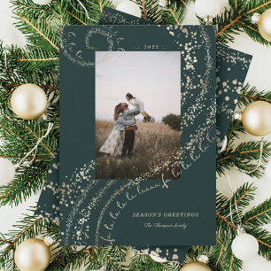 Fa La Magical Gold Weihnachtslied 1 Foto Feiertagskarte