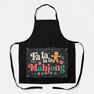 Fa La Mahjong Weihnachten Lebkuchen Xmas Ferien Schürze