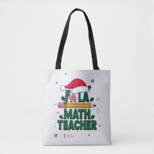 Fa La Math Teacher Weihnachtsgeschenk Idee Tasche