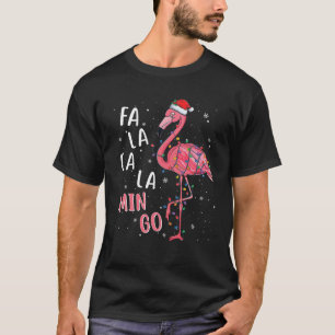 Fa La Mingo Flamingo Weihnachtsbaum Tropischer Xm T-Shirt