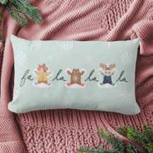 Fa La Snow Angel Woodland Tiere Spaß Winter