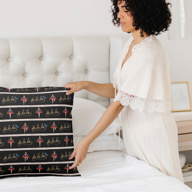 Fa La Stripe Christmas Nutcracker Ballerina Kissen (Von Creator hochgeladen)