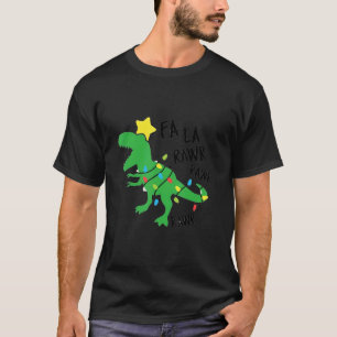 Fa Ra Rawr Santa Rex Dinosaur Weihnachtsdino Xm T-Shirt