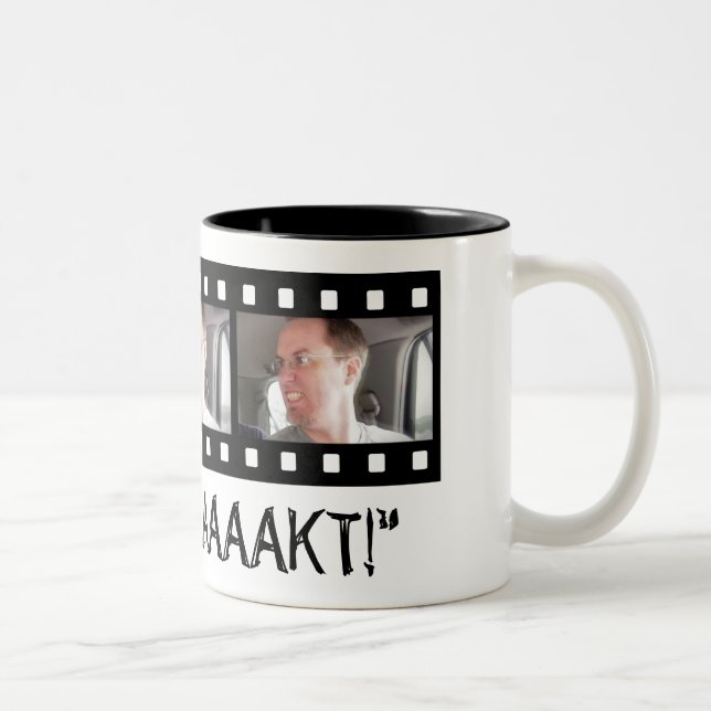 "FAAAAKT! " ZWEIFARBIGE TASSE (Rechts)