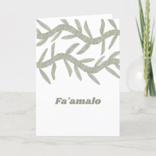 Fa'amalo Dankeskarte