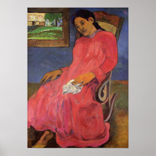 'Faaturuma (Melancholy)' - Paul Gauguin Print Poster