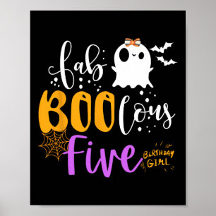 Fab Boo Lous 5 Jahre Old Ghost Boo Halloween 5. Poster