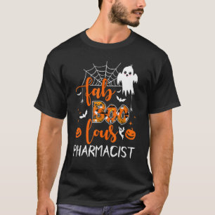 Fab Boo Lous Apotheker Boo Ghost Halloween Spook T-Shirt