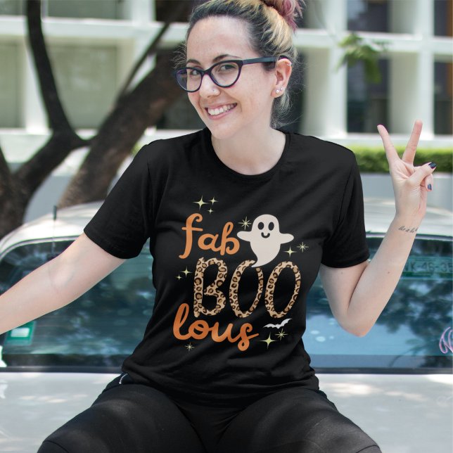 Fab Boo Lous Funny Halloween  T-Shirt (Von Creator hochgeladen)