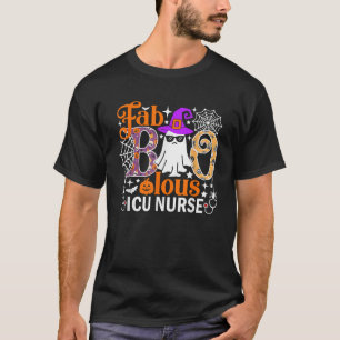 Fab Boo Lous ICU Nurse Funny Halloween Kostüm T-Shirt