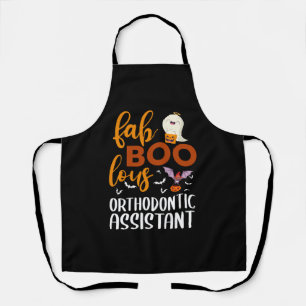 Fab Boo Lous Orthodontic Assistent Halloween Schürze