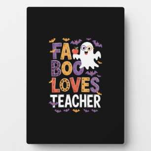 Fab Boo Lous Retro Halloween Fotoplatte