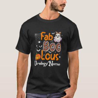 Fab Boo Lous Urology Nurse Pumpkin Halloween T-Shirt