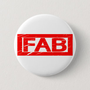 Fab Briefmarke Button