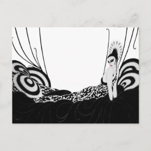 Fab Fashion Plate ~ Postkarte / Einladung