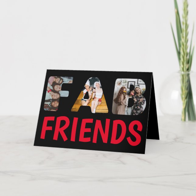 Fab Friends Gang de fille Sentimental 4 Carte phot (Devant)
