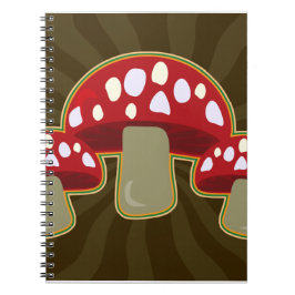 Fab Fungi Mushrooms Notizblock