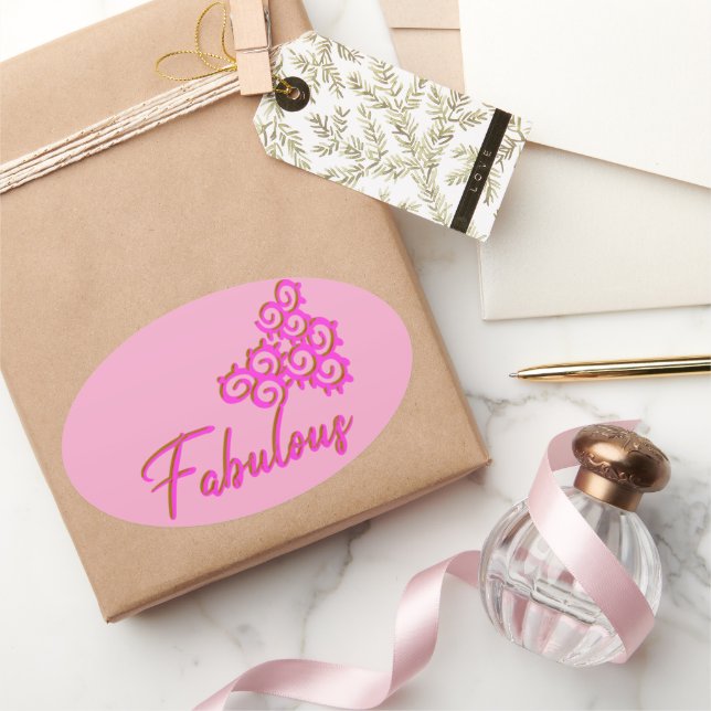 Fab Iz, Comme Sticker Oval De Fab Duz (Cadeaux)